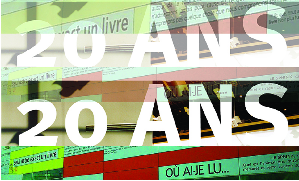 Illustration La bibliothèque a 20 ans !