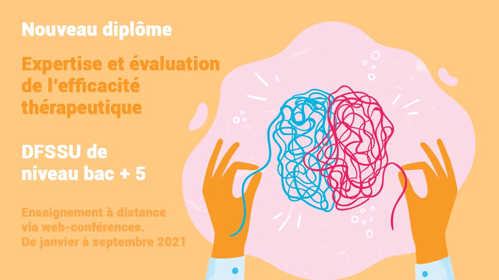 Illustration Nouveau diplôme - DFSSU Expertise et évaluation de l'efficacité thérapeutique