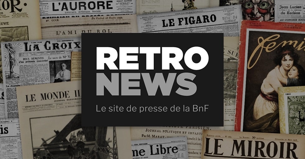 Illustration RetroNews en libre accès