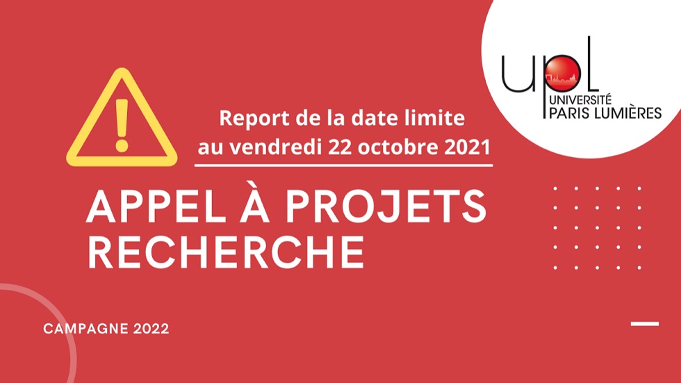 Illustration Appel à projets Recherche UPL - 2022