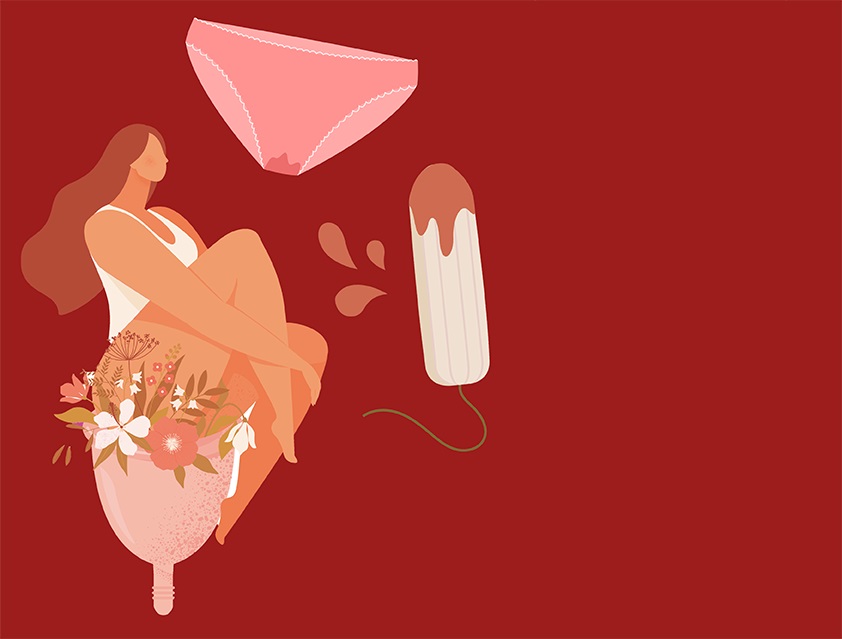 Illustration Lancement du dispositif de lutte contre la précarité menstruelle