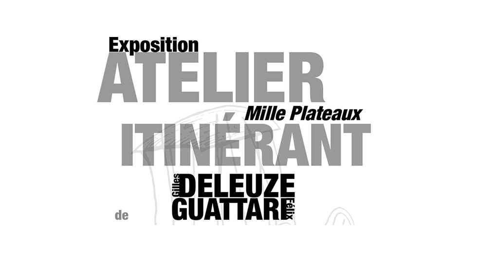 Illustration Exposition - Atelier itinérant de lecture coopérative de Mille plateaux