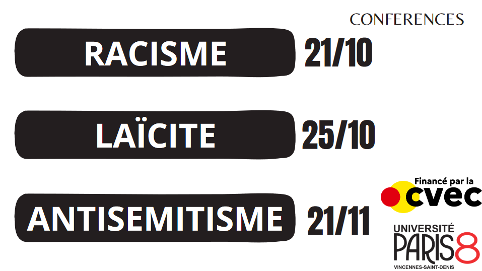 Illustration Conférences - Laïcité, Racisme, Antisémitisme