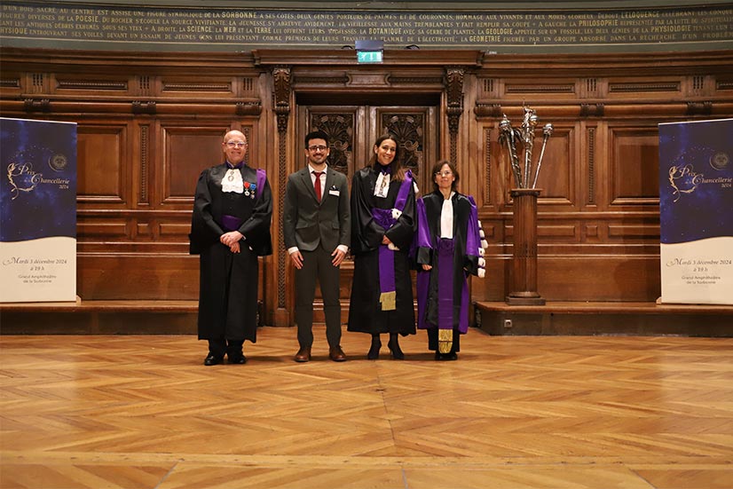Giordano Bottecchia honoré du prix « Lettres et Sciences humaines – toutes spécialités » de la Chancellerie des Universités - 2024