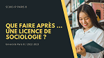 Après une Licence sociologie